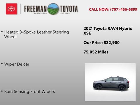Used 2021 Toyota RAV4 XSE w/ XSE Grade Weather Package AWD/4WD image 10