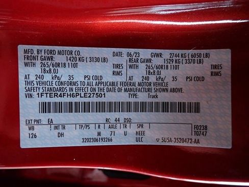 Used 2023 Ford Ranger Lariat w/ Trailer Tow Package image 19