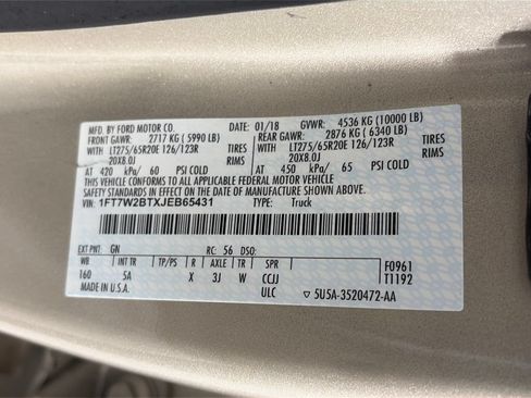 Used 2018 Ford F250 Lariat w/ Chrome Package AWD/4WD image 9