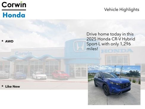 Used 2025 Honda CR-V Sport-L image 6