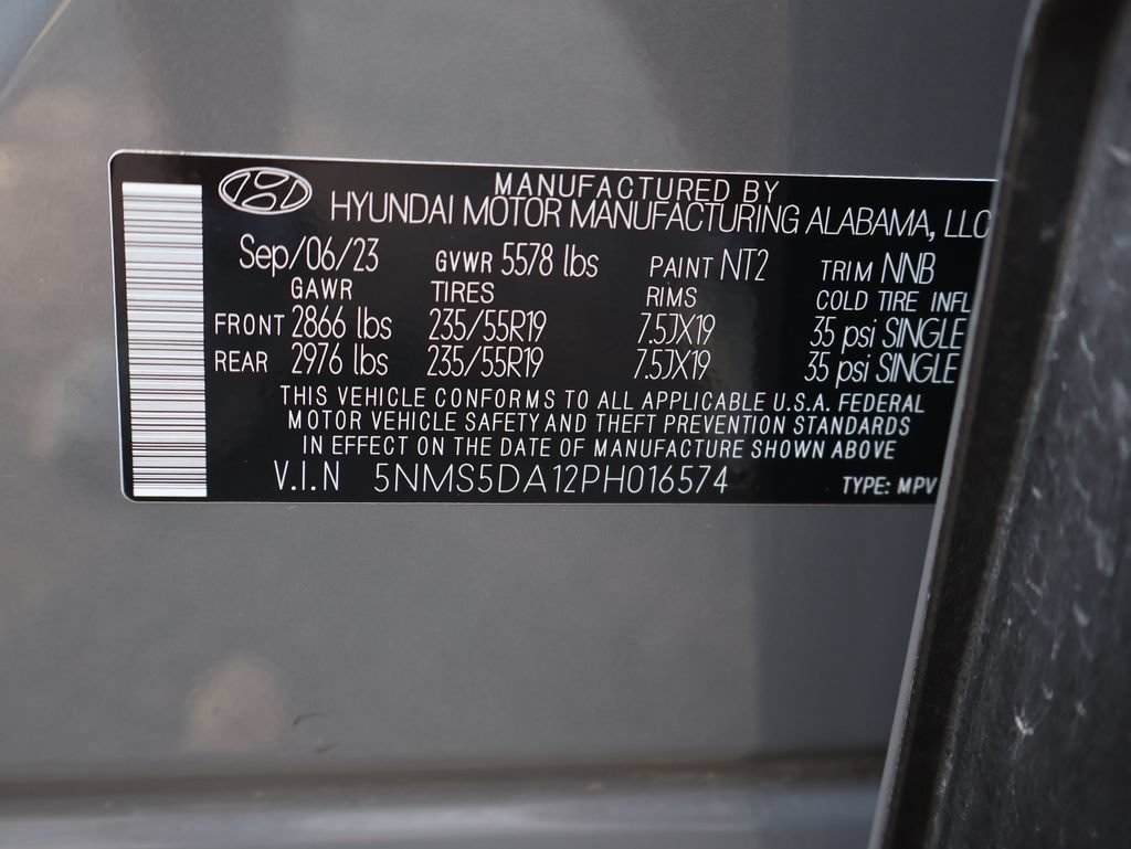 Used 2023 Hyundai Santa Fe Limited AWD/4WD image 48