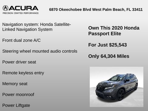 Used 2020 Honda Passport Elite image 6