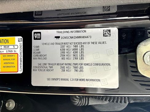 Used 2021 Chevrolet Tahoe LT image 24