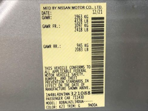 Used 2022 Nissan Altima 2.5 SV image 37