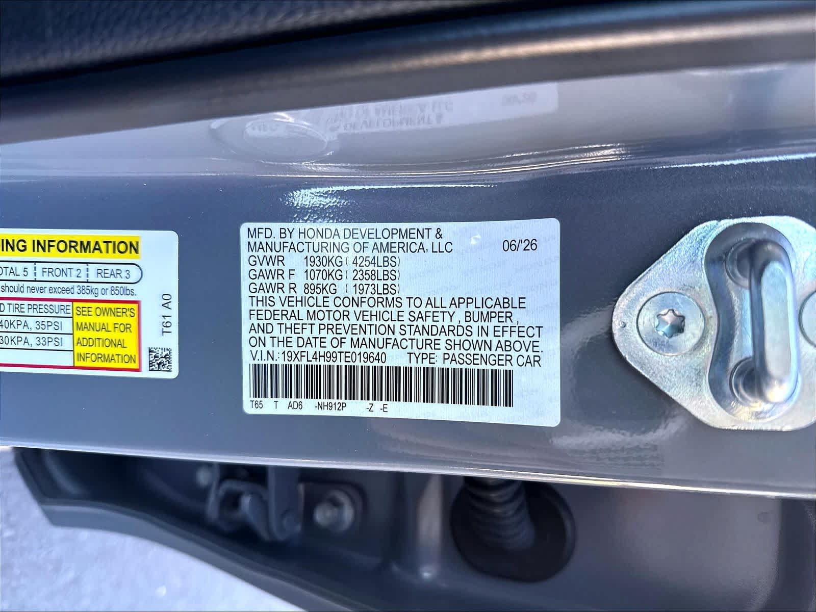 Used 2026 Honda Civic Sport Touring image 10