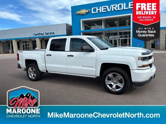 Used 2018 Chevrolet Silverado 1500 Custom w/ Custom Value Package AWD/4WD image 1