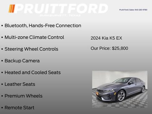 Used 2024 Kia K5 EX FWD image 7