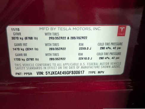 Used 2016 Tesla Model X Performance image 29