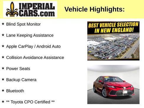 Certified 2023 Toyota Camry LE image 3