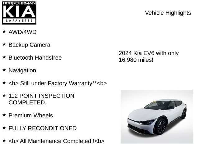 Used 2024 Kia EV6 Wind AWD/4WD image 8