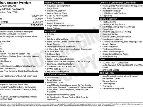 Certified 2022 Subaru Outback Premium image 5