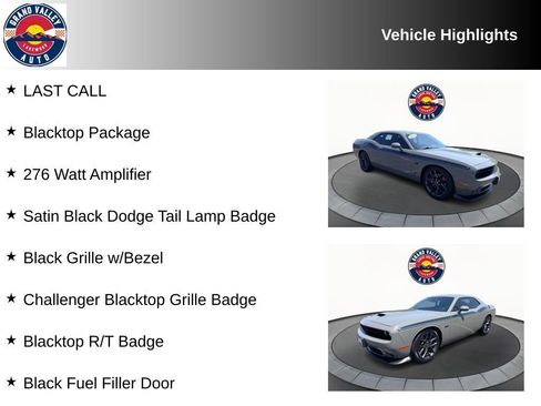Used 2023 Dodge Challenger R/T w/ Blacktop Package RWD image 22