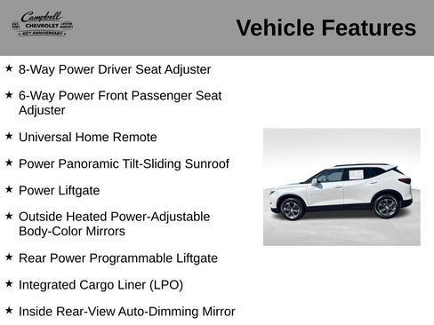 Used 2023 Chevrolet Blazer LT w/ LPO, Floor Liner Package FWD image 16