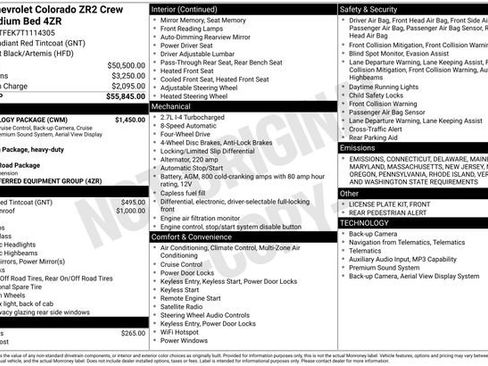 New 2026 Chevrolet Colorado ZR2 w/ Technology Package image 10