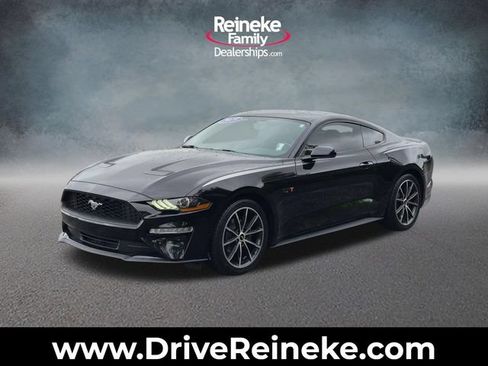 Used 2019 Ford Mustang Premium w/ Wheel & Stripe Package RWD image 1