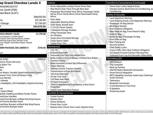 Certified 2024 Jeep Grand Cherokee Laredo X w/ Luxury Tech Group I AWD/4WD image 3