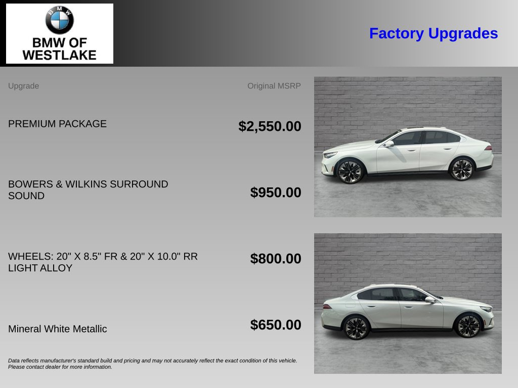 Used 2024 BMW 530i xDrive w/ Premium Package AWD/4WD image 4
