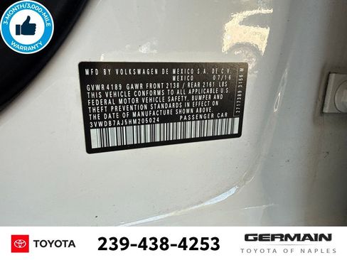 Used 2017 Volkswagen Jetta SE FWD image 23