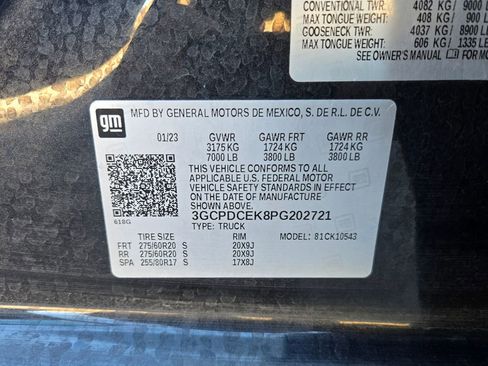 Used 2023 Chevrolet Silverado 1500 Custom Trail Boss image 31