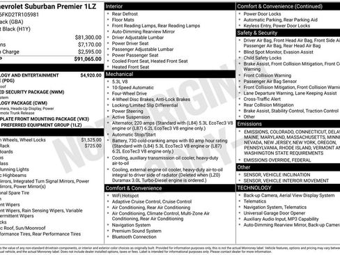 New 2026 Chevrolet Suburban Premier image 26