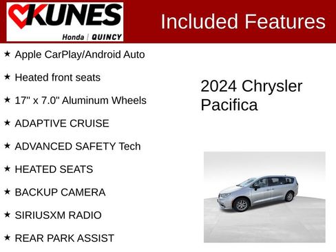 Used 2024 Chrysler Pacifica Touring-L FWD image 3