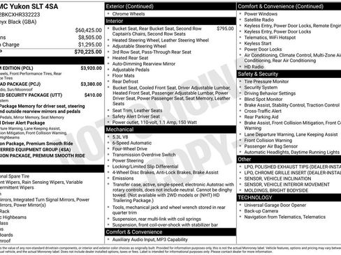 Used 2017 GMC Yukon SLT w/ Premium Edition image 13