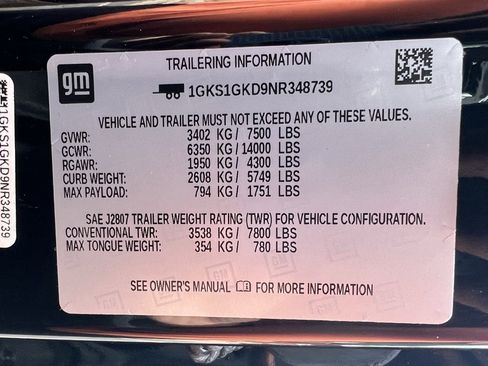 Used 2022 GMC Yukon XL SLT w/ SLT Luxury Package image 47