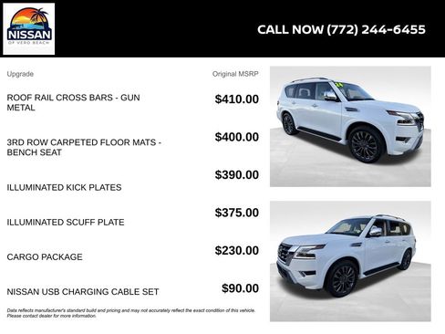 Certified 2024 Nissan Armada Platinum w/ Cargo Package RWD image 6