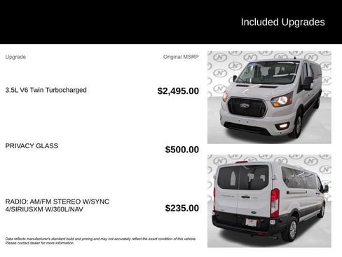 Used 2024 Ford Transit 350 XLT RWD image 3