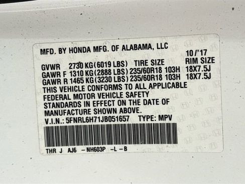 Used 2018 Honda Odyssey EX-L image 34