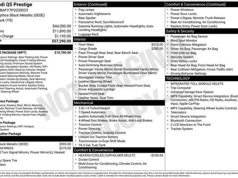 Used 2023 Audi Q5 Prestige w/ Prestige Package AWD/4WD image 17