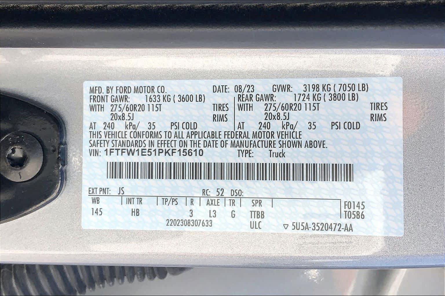 Used 2023 Ford F150 Lariat w/ Trailer Tow Package AWD/4WD image 37