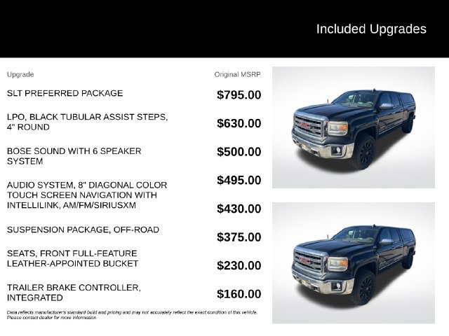 Used 2015 GMC Sierra 1500 SLT w/ SLT Preferred Package AWD/4WD image 5
