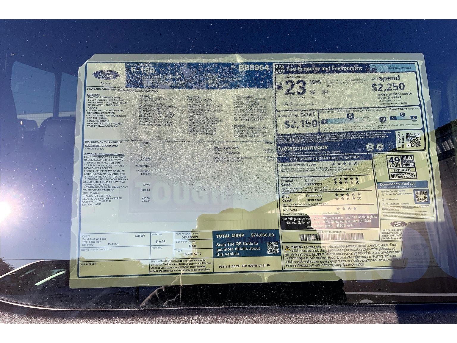 New 2026 Ford F150 Lariat w/ Equipment Group 501A Mid AWD/4WD image 14