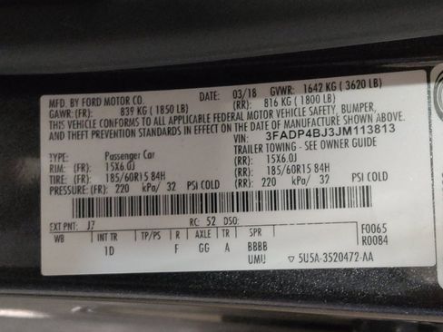 Used 2018 Ford Fiesta SE image 33