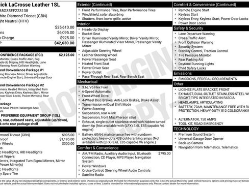 Used 2014 Buick LaCrosse Leather w/ Driver Confidence Package image 13