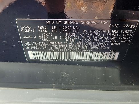 Certified 2024 Subaru Outback Limited AWD/4WD image 7