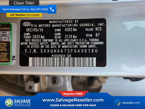 Used 2015 Kia Optima EX FWD image 16