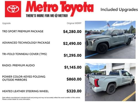 Certified 2022 Toyota Tundra SR5 w/ TRD Sport Premium Package AWD/4WD image 4
