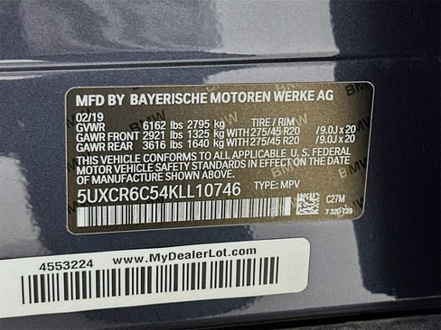 Used 2019 BMW X5 xDrive40i w/ Convenience Package image 36