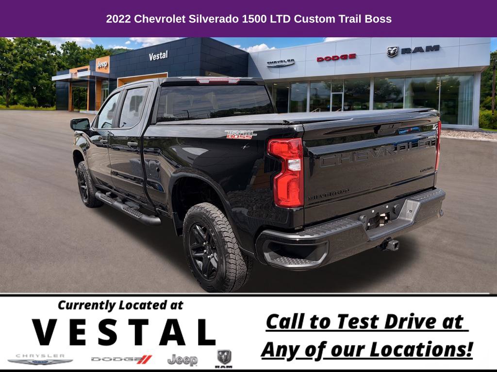 Used 2022 Chevrolet Silverado 1500 Custom Trail Boss w/ LPO, Dark Essentials Package AWD/4WD image 8
