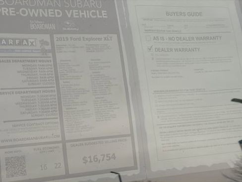 Used 2019 Ford Explorer XLT w/ Equipment Group 201A image 26