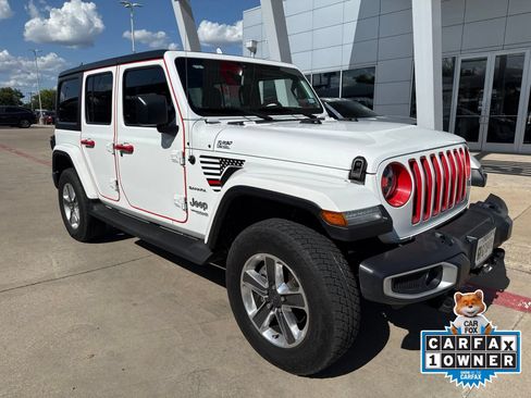 Used 2020 Jeep Wrangler Unlimited Sahara AWD/4WD image 1