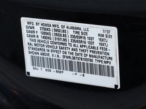 Used 2007 Honda Odyssey EX-L image 13