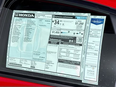 New 2026 Honda Civic Sport image 23