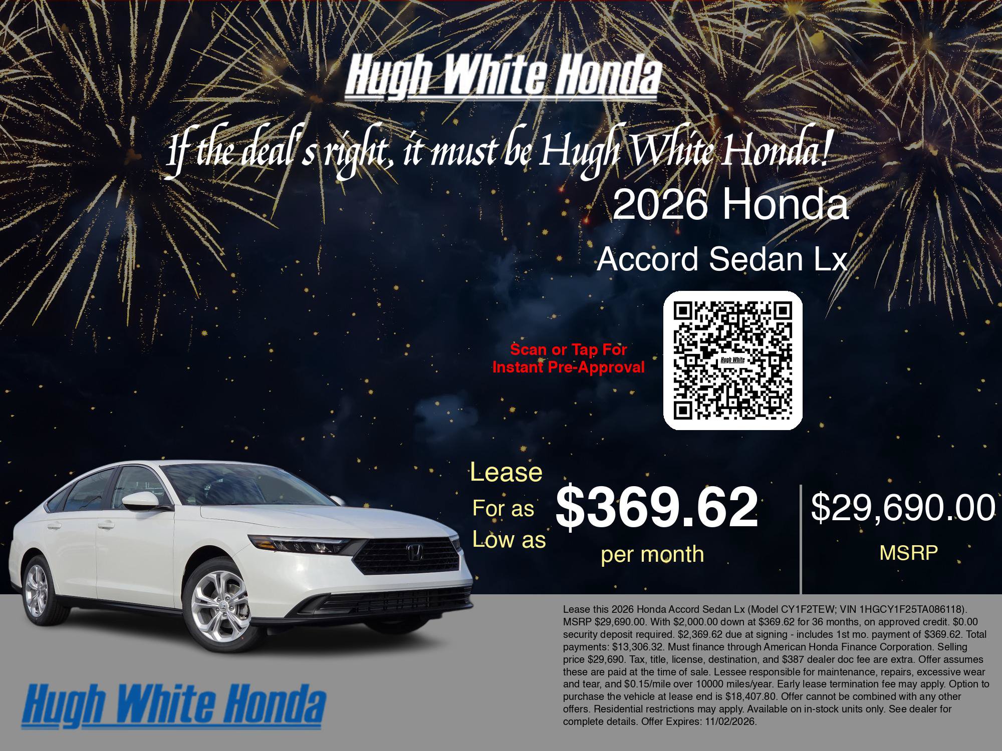 New 2026 Honda Accord LX image 5