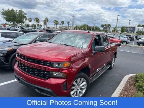Used 2021 Chevrolet Silverado 1500 Custom w/ LPO, Dark Essentials Package RWD image 2