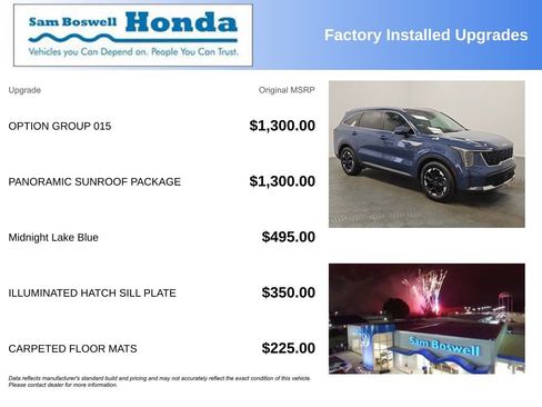 Used 2024 Kia Sorento S w/ Panoramic Sunroof Package FWD image 4