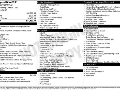 Used 2025 Toyota RAV4 XLE image 7