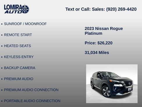 Used 2023 Nissan Rogue Platinum AWD/4WD image 14